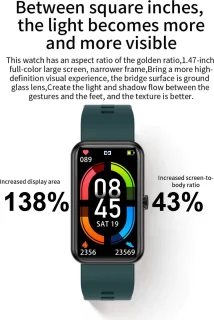 DrPhone Ai¹ Hydro Smartwatch Aluminium Dames Grijs