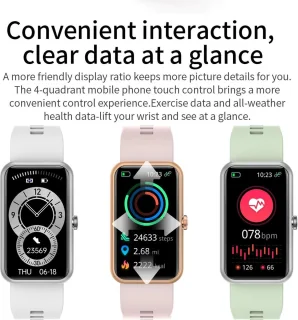 DrPhone Ai¹ Hydro Smartwatch Aluminium Dames Grijs