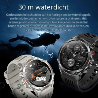 DrPhone ChronaX Titan GPS Smartwatch Camouflage