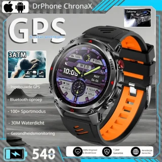 DrPhone ChronaX Titan GPS Smartwatch