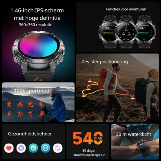 DrPhone ChronaX Titan GPS Smartwatch