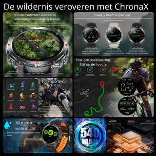 DrPhone ChronaX Titan GPS Smartwatch
