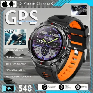 DrPhone ChronaX Titan GPS Smartwatch