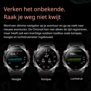 DrPhone ChronaX Titan GPS Smartwatch