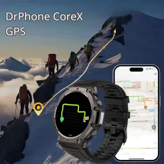 DrPhone CoreX Pro Tactical Smartwatch Heren - NL-versie