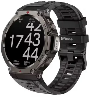 DrPhone CoreX Pro Tactical Smartwatch Heren - NL-versie