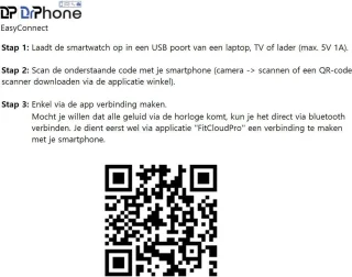 DrPhone CurvX Smartwatch 44mm Goud Leder