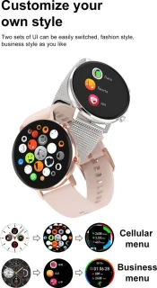 DrPhone DTX-2 Hybrid Smartwatch 42mm Roségoud