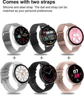DrPhone DTX-2 Hybrid Smartwatch 42mm Roségoud