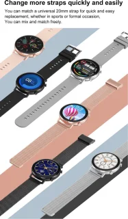 DrPhone DTX-2 Hybrid Smartwatch 42mm Roségoud