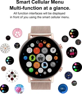 DrPhone DTX-2 Hybrid Smartwatch 42mm Roségoud