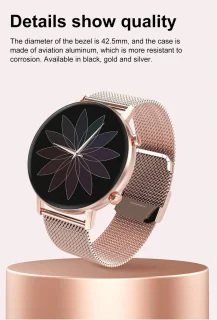 DrPhone DTX-2 Hybrid Smartwatch 42mm Roségoud
