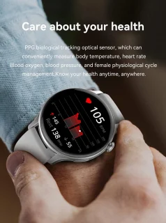 DrPhone DTX Ultra2 AMOLED Smartwatch Rosegoud