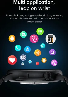 DrPhone DTX Ultra2 AMOLED Smartwatch Rosegoud