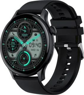 DrPhone DTX Ultra2 Zwart 1.43 Inch AMOLED Smartwatch