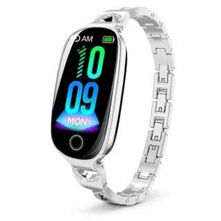 DrPhone EleganceX dames smartwatch zilver