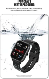 DrPhone GTE3 Smart Metalen Smartwatch Mist Gray