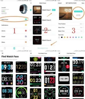 DrPhone GTE3 Smart Metalen Smartwatch Mist Gray