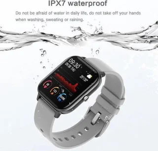 DrPhone GTE3 Smart Metalen Smartwatch Mist Gray