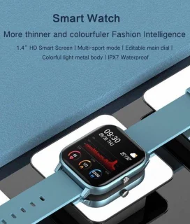DrPhone GTE3 Smart Metalen Smartwatch Mist Gray