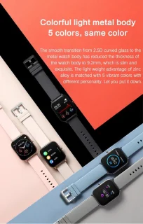DrPhone GTE3 Smart Metalen Smartwatch Mist Gray