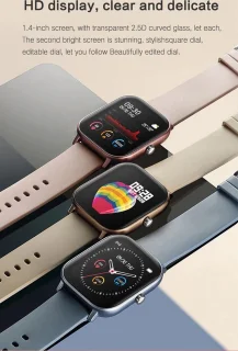 DrPhone GTE3 Smart Metalen Smartwatch Mist Gray