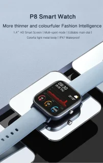 DrPhone GTE3 Smart Metalen Smartwatch Mist Gray