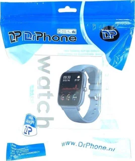 DrPhone GTE3 Smart Metalen Smartwatch Mist Gray