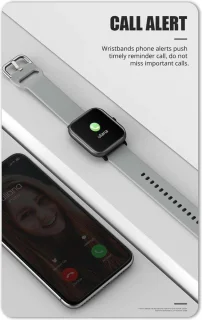 DrPhone GTE3 Smart Metalen Smartwatch Mist Gray
