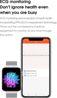 DrPhone iNX Metalen Smartwatch Bluetooth Zilver