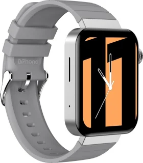 DrPhone iNX Metalen Smartwatch Bluetooth Zilver