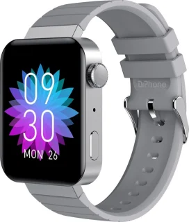 DrPhone iNX Metalen Smartwatch Bluetooth Zilver