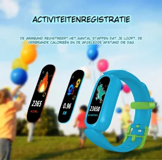 DrPhone KidsTime X13 Kinder Smartwatch Blauw