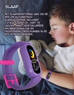 DrPhone KidsTime X13 Smartwatch Paars