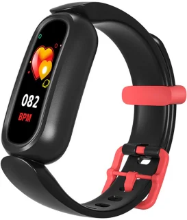 DrPhone KidsTime X13 Zwarte Kindersmartwatch 0.96 Inch TFT
