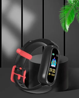 DrPhone KidsTime X13 Zwarte Kindersmartwatch 0.96 Inch TFT