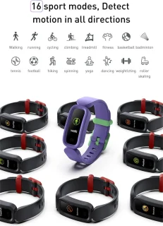 DrPhone KidstimeX12 Smartwatch Kids Donker Paars