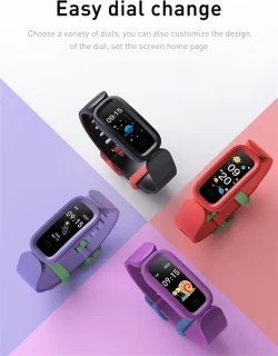 DrPhone KidstimeX12 Smartwatch Kids Donker Paars