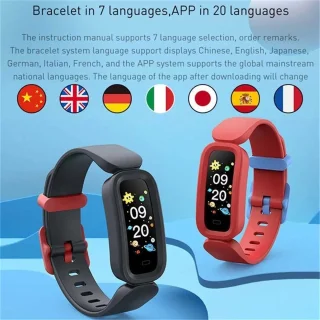 DrPhone KidstimeX12 Smartwatch Kids Donker Paars