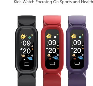 DrPhone KidstimeX12 Smartwatch Kids Donker Paars
