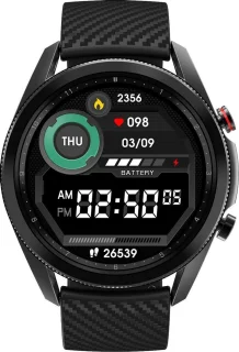 DrPhone ModelX3 Smartwatch Zwart