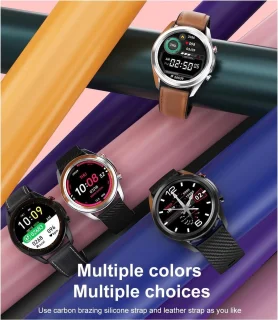 DrPhone ModelX3 Smartwatch Zwart