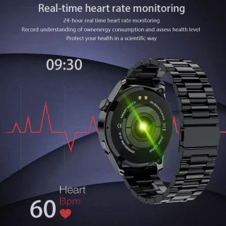 DrPhone ModelX5 Metalen Smartwatch 46mm Zilver