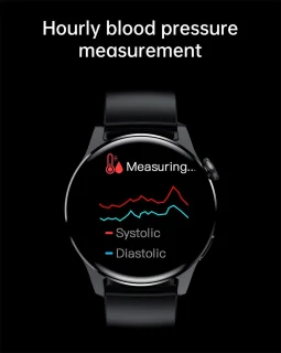 DrPhone ModelX5 Metalen Smartwatch 46mm Zwart