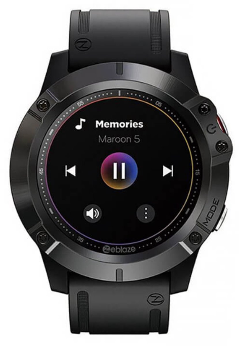 DrPhone ModelX8 Smartwatch Zwart