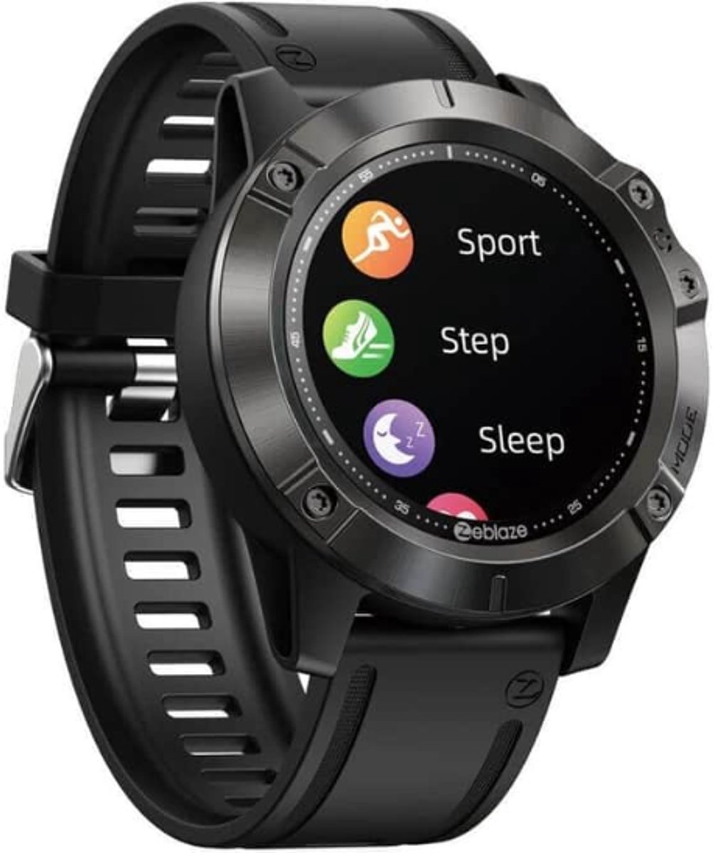 DrPhone ModelX8 Smartwatch Zwart