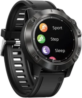 DrPhone ModelX8 Smartwatch Zwart