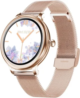 DrPhone NY1 2.5 Curve Smartwatch Vrouwen Brons Goud