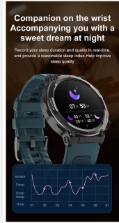 DrPhone PureSport Smartwatch Zwart/Groen