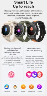 DrPhone PureSport Smartwatch Zwart/Groen